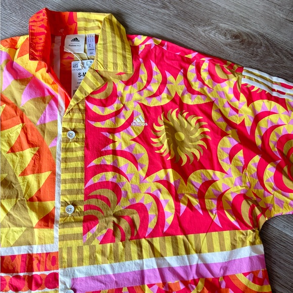 Adidas Farm Solar Kaleidoscope Pink Top - Picture 7 of 11